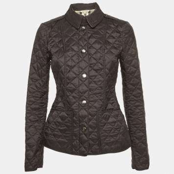 مملوكة مسبقًا جاكيت بربري بيت بيج مبطن صناعي حجم صغير جدا