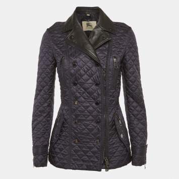 Pre Owned جاكيت بربري بيت بيج مبطن صناعي حجم صغير جدا