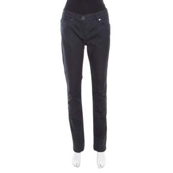 Pre Owned Burebrry Brit Indigo Dark Wash Straight Fit Denim Jeans M