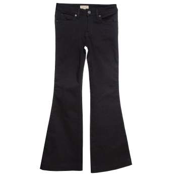 Pre Owned Burberry Black Denim Braided Trim Flared Jeans S