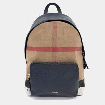 Pre Owned Burberry fabric backpack