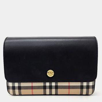 Pre Owned Burberry Note Crossbody Bag