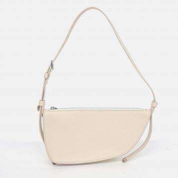 Pre Owned Burberry Cream Leather shoulder bag
