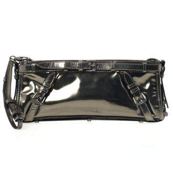 Pre Owned Burberry Metallic Clutch