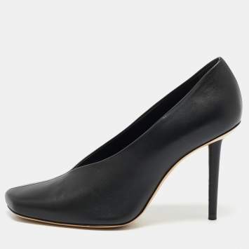 Burberry Black Leather Baby Pumps Size 39