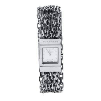 Pre Owned Burberry Stainless Steel BU5600 Multi-Chain Bracelet Women's Wristwatch 20 mm