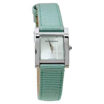 Pre Owned Burberry Green Stainless Steel BU4308 Women's Wristwatch 22MM