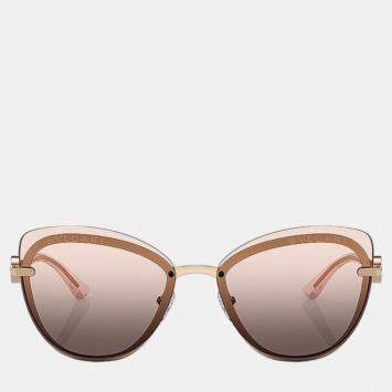 Pre Owned Bvlgari Brown Full Rim Sunglasses