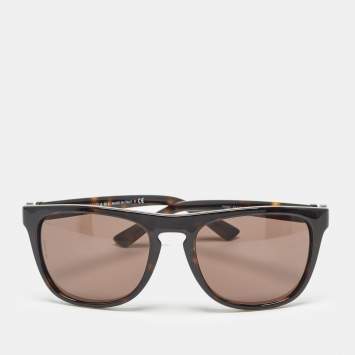 Bvlgari Dark Brown 7020 Square Sunglasses