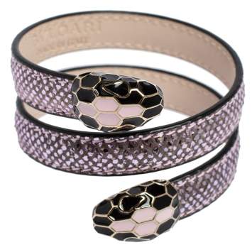 مملوكة مسبقًا Bvlgari Serpenti Forever Rosa di Francia Multi-Coiled Rigid Cleopatra Bracelet