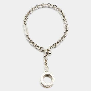 Pre Owned Bvlgari B.Zero1 Sterling Silver Key Chain