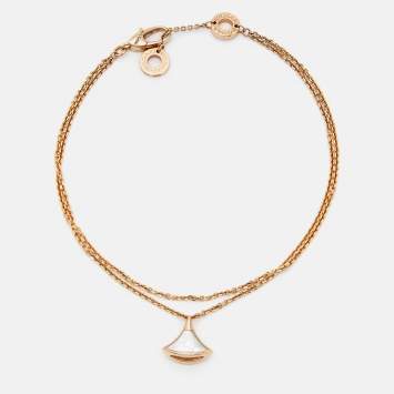 Bvlgari Divas' Dream Mother of Pearl 18k Rose Gold Bracelet ML