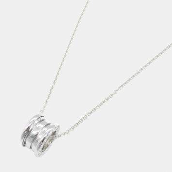 Bvlgari B-zero1 Necklace 18k White Gold White Gold Silver Metal