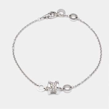 Bvlgari B.Zero1 Diamonds 18k White Gold Bracelet ML