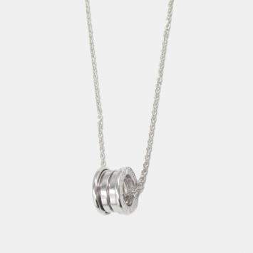Bvlgari 18K White Gold B.Zero1 Pendant Necklace
