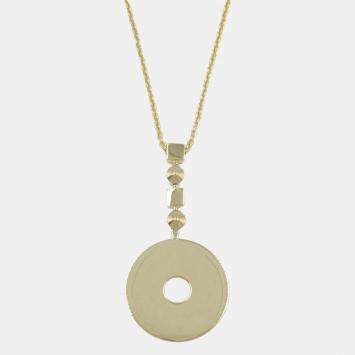 Bvlgari 18K Yellow Gold Lucia Pendant Necklace
