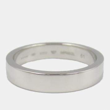 Pre Owned Bvlgari Platinum Marryme Band Ring EU 61