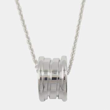 Bvlgari 18K White Gold Small B.zero1 Pendant Necklace