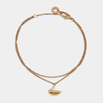 Bvlgari Divas' Dream Mother of Pearl 18k Rose Gold Bracelet SM