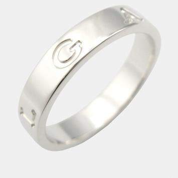 Bvlgari B.Zero1 18K White Gold Band Ring EU 51