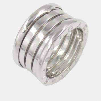 Bvlgari B.Zero1 18K White Gold Band Ring EU 51