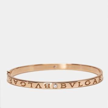 Bvlgari Bvlgari Bvlgari Diamonds 18k Rose Gold Bracelet L