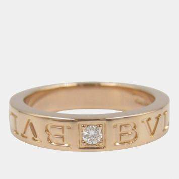 Bvlgari B-Zero1 Diamond 18K Pink Rose Gold EU 50 