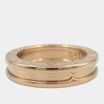 Bvlgari B.Zero1 18K Rose Gold Ring EU 67
