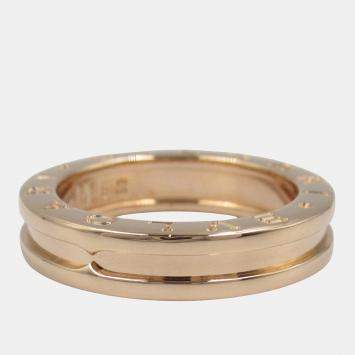 Bvlgari B.Zero1 18K Rose Gold Ring EU 53