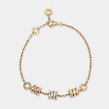 Bvlgari B.zero1 18K Three Tone Gold Element Soft Bracelet