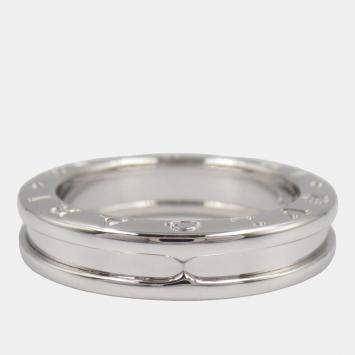 Bvlgari B.Zero1 18K White Gold  Ring EU 53