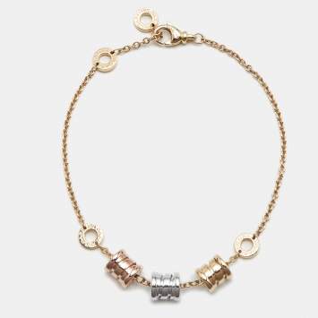 Bvlgari B.Zero1 18k Three Tone Gold Bracelet