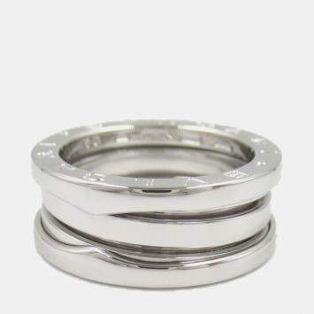 مملوكة مسبقًا خاتم بلغاري بي. زيرو 1 حلقة ذهب أبيض عيار 18 مقاس 50