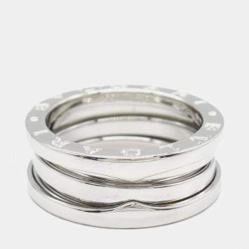 مملوكة مسبقًا دبلة بلغاري بي.زيرو1 ذهب أبيض عيار 18 مقاس 52