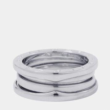مملوكة مسبقًا Bvlgari B.Zero1 2-Band 18K White Gold Ring EU 52