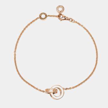 Pre Owned 18K Rose Gold Amethyst and Tourmaline Roman Sorbets Bracelet