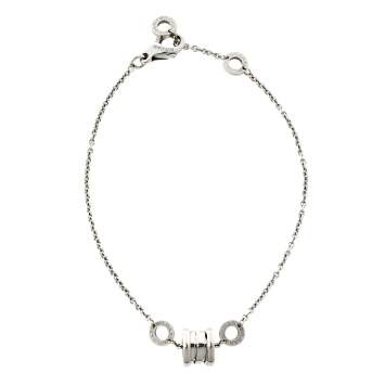 Pre Owned Bvlgari B.Zero1 18K White Gold Bracelet