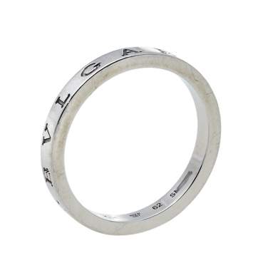 Pre Owned Bvlgari Bvlgari Platinum Band Ring Size 62