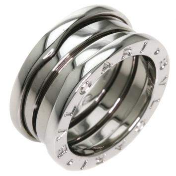 Pre Owned Bvlgari B.Zero1 3-Band 18K White Gold Ring Size EU 48