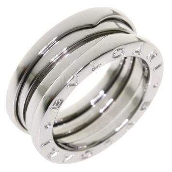 Pre Owned Bvlgari B.Zero1 18K White Gold Ring EU 49