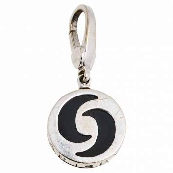 Bvlgari Allegra Onyx 18K White Gold Optical Charm 