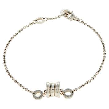 Pre Owned  Bvlgari B.Zero1 18K White Gold Charm Bracelet
