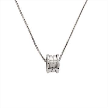 Bvlgari B.Zero1 18K White Gold Pendant Necklace