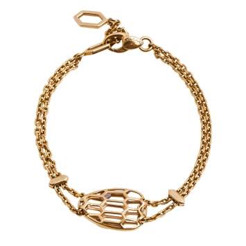 Pre Owned Bvlgari Serpenti Amethyst 18K Rose Gold Bracelet