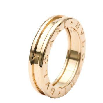 Pre Owned Bvlgari B.Zero1 1-Band 18K Rose Gold Ring EU 51