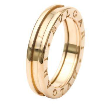 Pre Owned Bvlgari B.Zero1 18K Rose Gold Ring EU 52