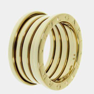 Pre Owned Bvlgari B.Zero1 18K Yellow Gold Ring EU 53
