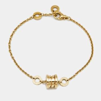 Pre Owned Bvlgari B.Zero1 18K Yellow Gold Soft Bracelet 