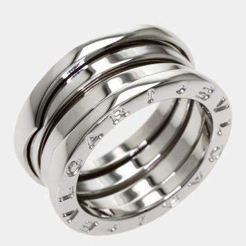 Bvlgari B.Zero1 3-Band 18K White Gold Ring EU 50