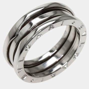 Bvlgari B-zero1 B zero one S 3 band 58 ring K18 white gold unisex 